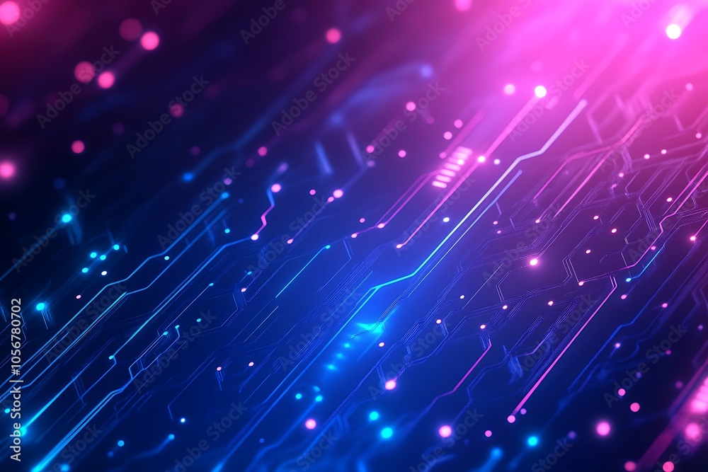 Obraz premium Abstract Digital Circuitry