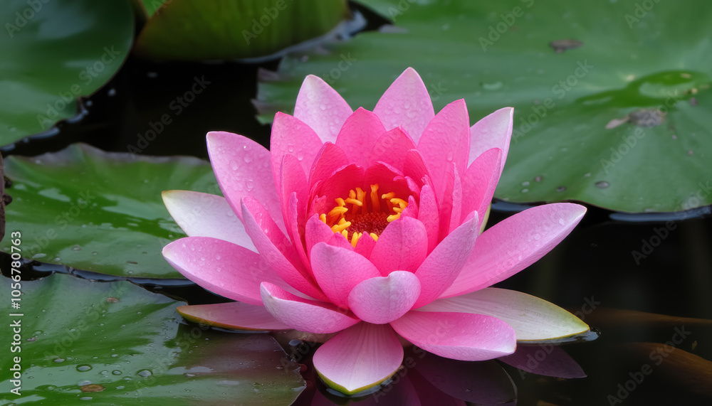 Water Lily in Pond Water Lily in Pond