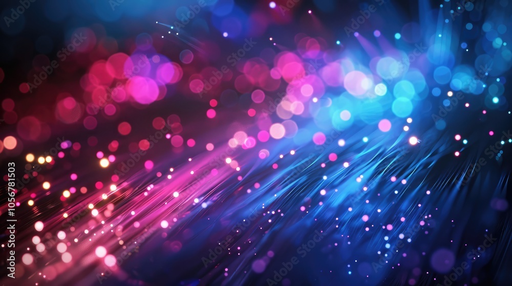 Obraz premium Fiber technology lights abstract background