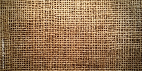 Woven Texture of Natural Jute Fabric