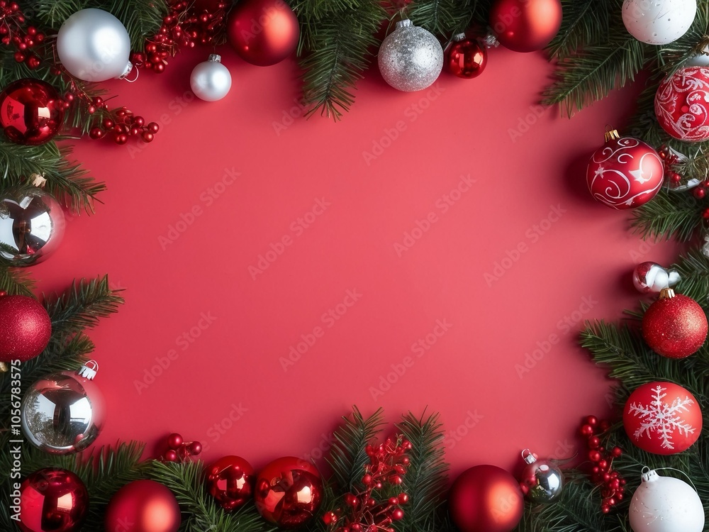 christmas background with balls christmas background with balls