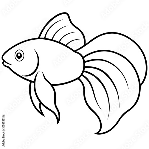  betta fish cartoon