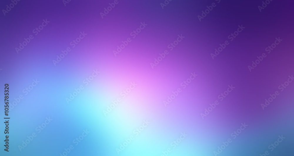 Obraz premium Spectrum light on iridescent blue purple violet background.