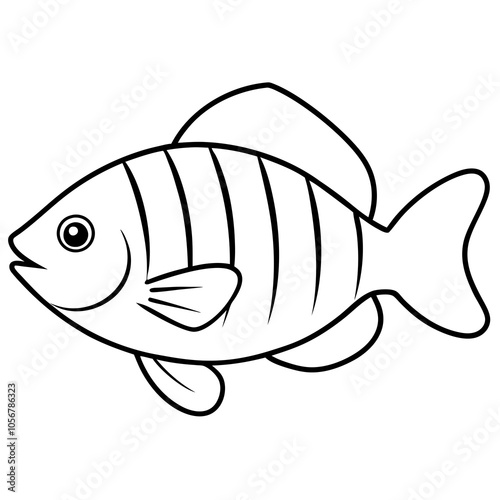 illustration of a bluegill photo