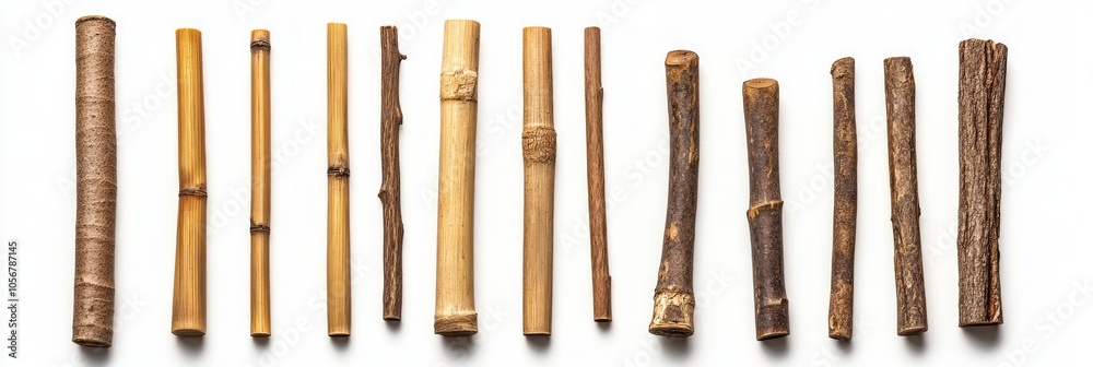 Diverse Wooden Sticks Collection Diverse Wooden Sticks Collection