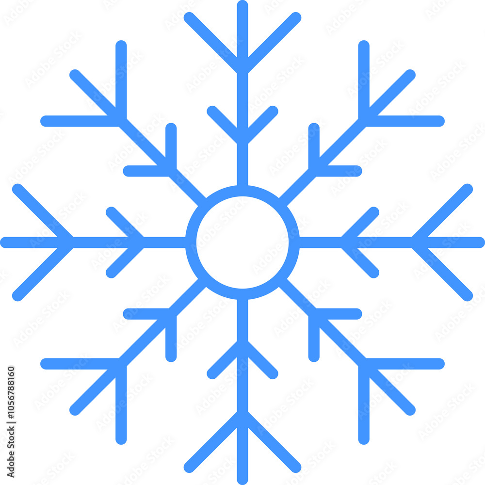 Snowflake icon. Snowflake shape, Christmas, Vector image Snowflake icon. Snowflake shape, Christmas, Vector image