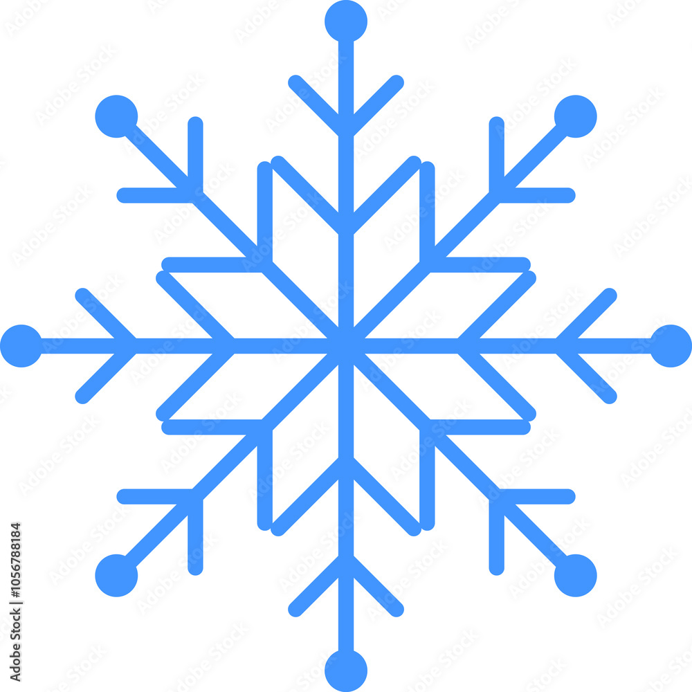 Snowflake icon. Snowflake shape, Christmas, Vector image Snowflake icon. Snowflake shape, Christmas, Vector image