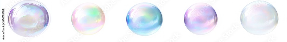 Obraz premium Colorful Rainbow Bubbles