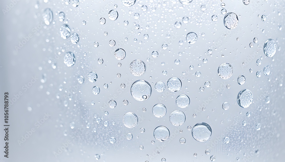 Abstract Water Droplets on Glass, Abstract Water Droplets on Glass,