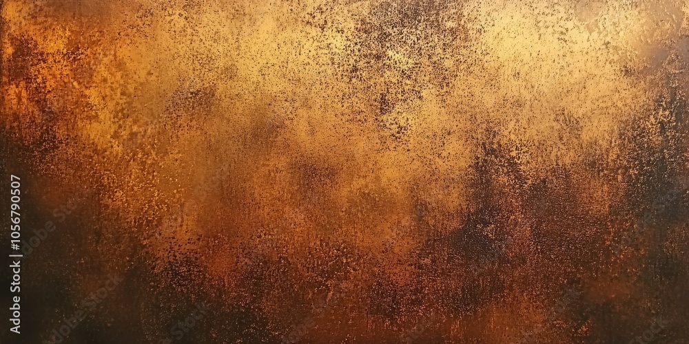 Obraz premium Old Grunge Metal Texture in Warm Copper Tones