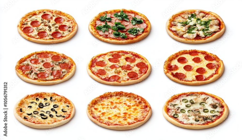 A Collection of Delicious Pizzas A Collection of Delicious Pizzas