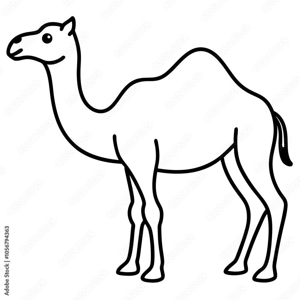 camel isolated on white camel isolated on white