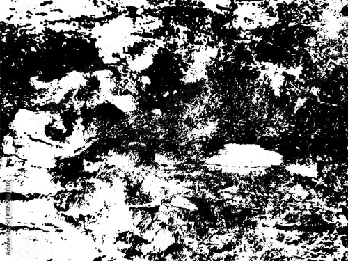 Dust Dots Grunge Texture. Black Dusty Scratchy Pattern. Abstract Grainy Background.