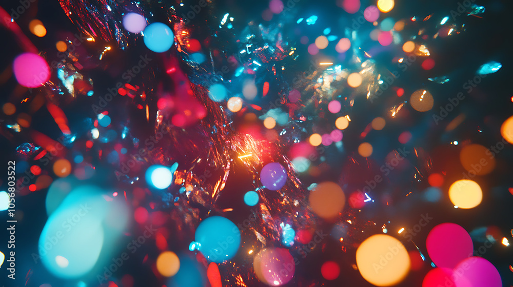 Naklejka premium Happy New Year, wallpaper, a festival of celebration for people all over the world.