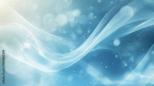 A blue and white background with a wave pattern. The background is very bright and the wave pattern is very detailed