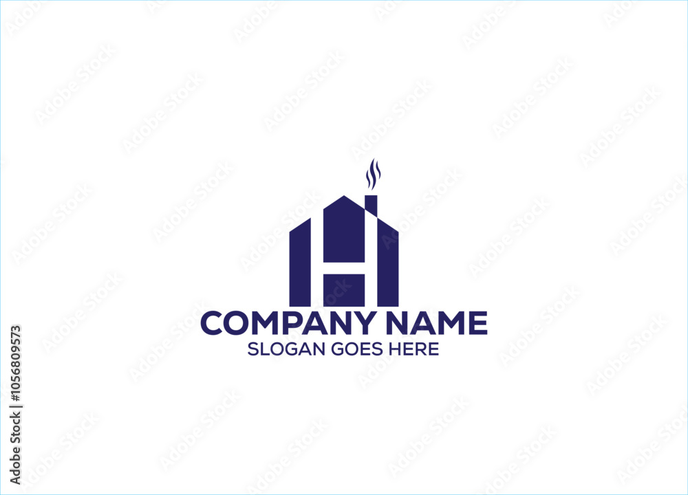 Real Estate Logo or Icon Design Vector Image Template