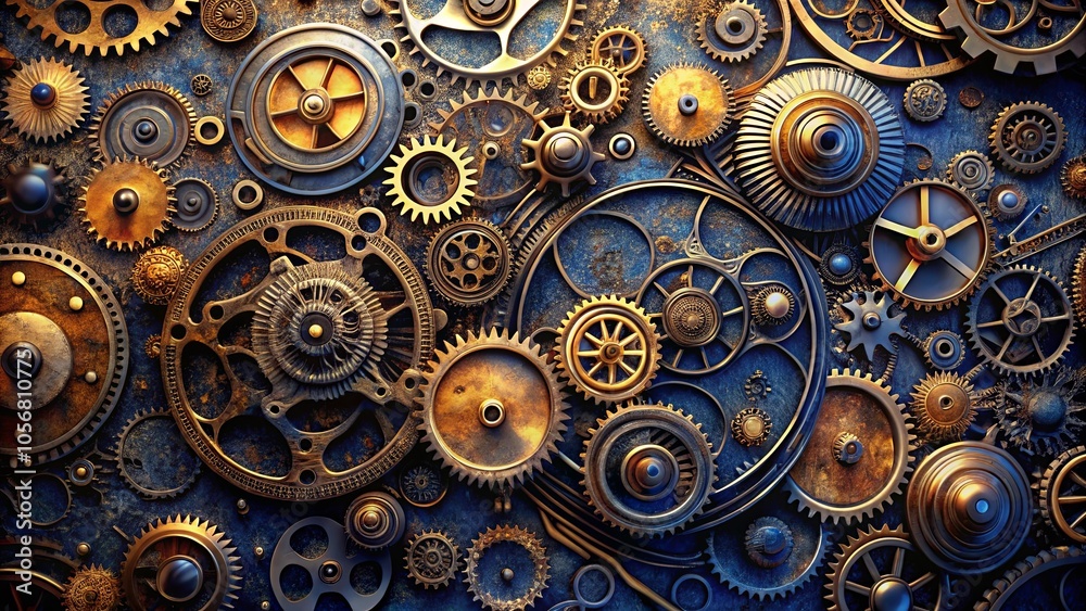 Intricate Interlocking Gears A Tapestry of Brass and Steel, Reflecting the Intricacies of Movement and Design Intricate Interlocking Gears A Tapestry of Brass and Steel, Reflecting the Intricacies of Movement and Design
