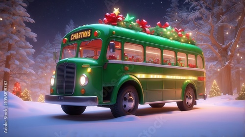 santa claus driving