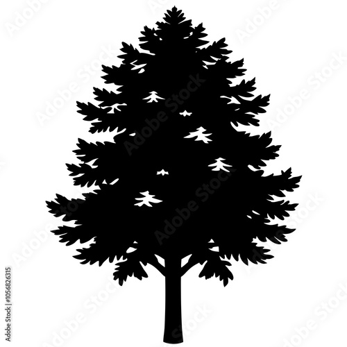  tree isolated on white