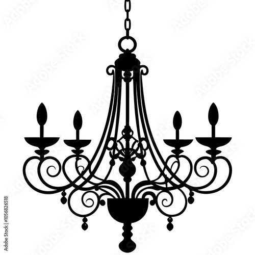 chandelier elements for design