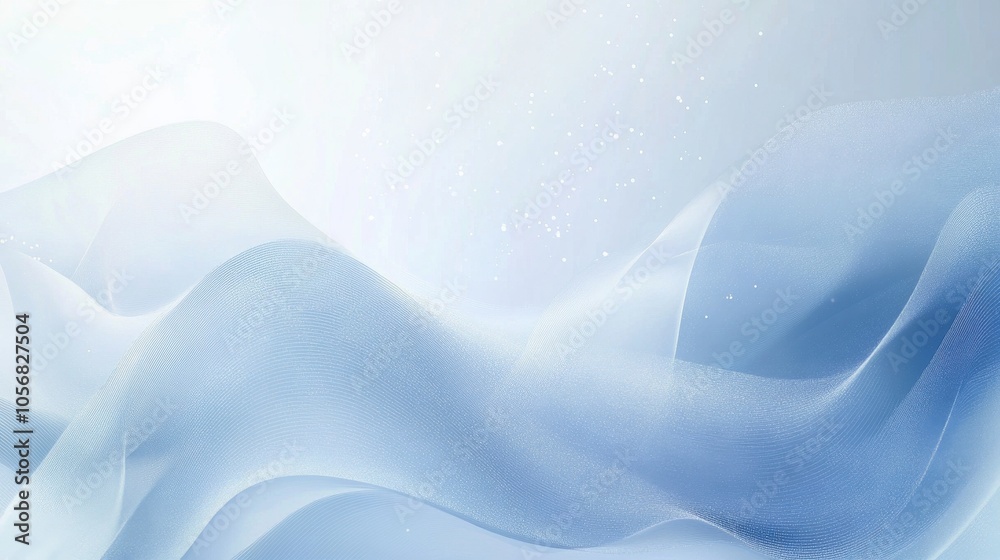 Obraz premium Serene Winter Landscape with Flowing Snow Patterns