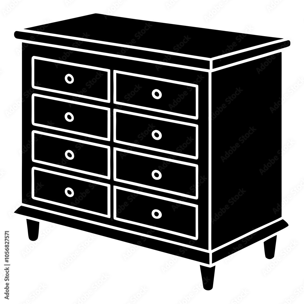 chest of drawers isolated on white chest of drawers isolated on white