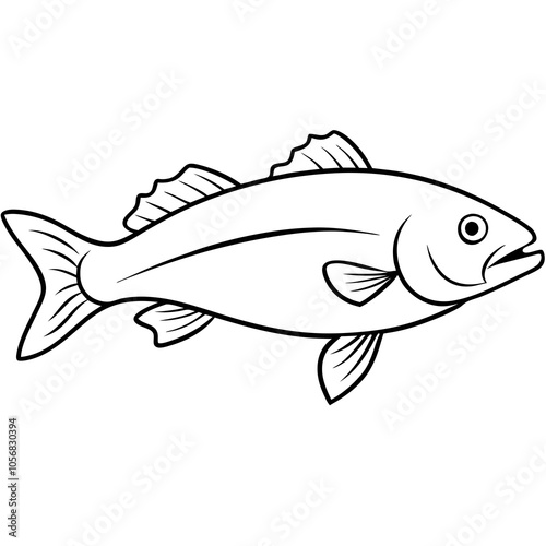 illustration of a cod fish