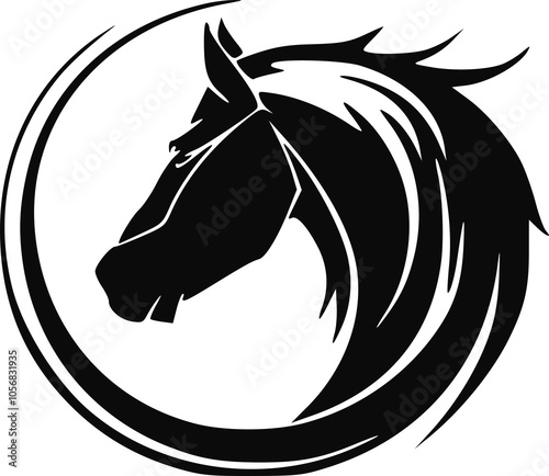 Png horse head, animal, png Horse icon  photo