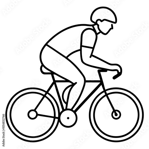 person riding a  cycling