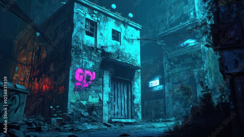 Neon Lit Ruins Neon Lit Ruins