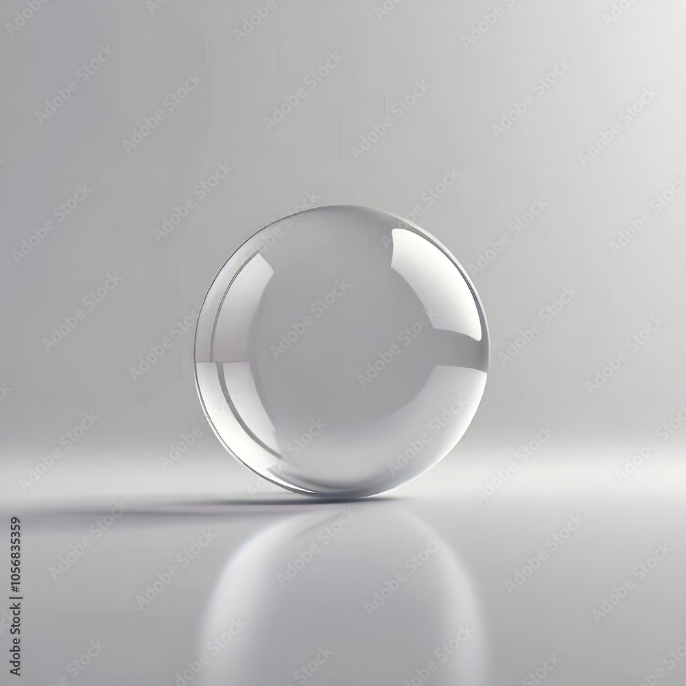 Glass Sphere Close-Up Glass Sphere Close-Up