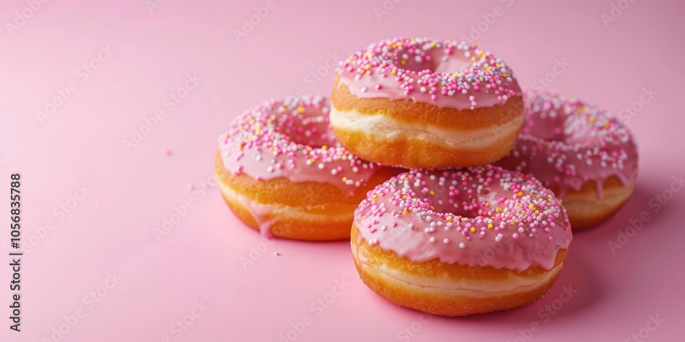 Pile of Sprinkled Doughnuts Pile of Sprinkled Doughnuts
