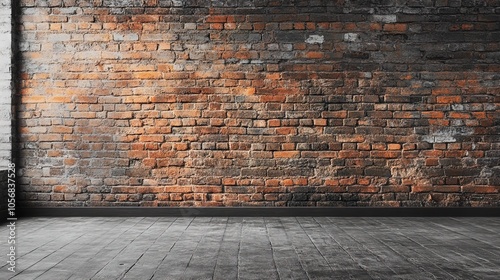 Stand up comedy stage microphone background brick wall