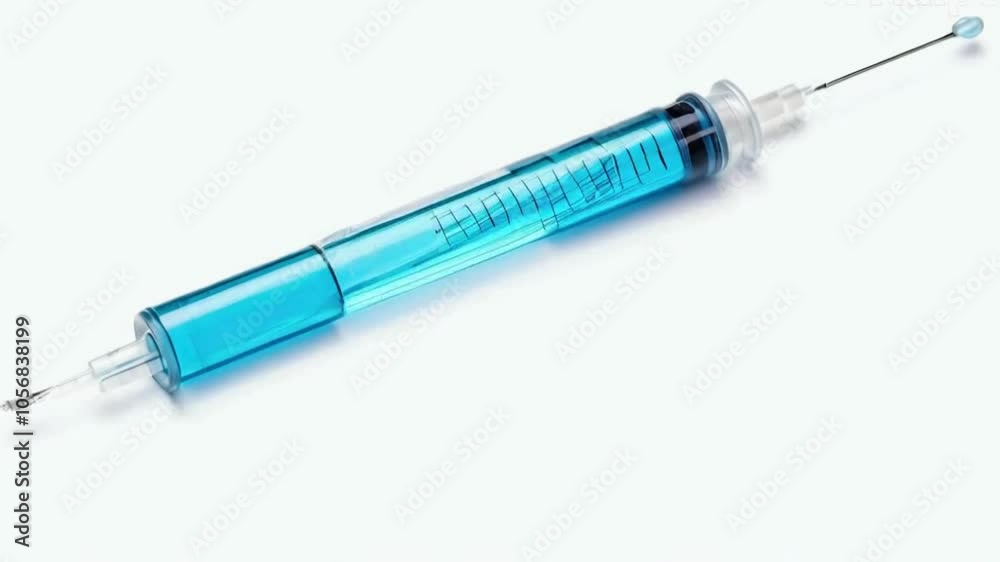 syringe isolated on white syringe isolated on white