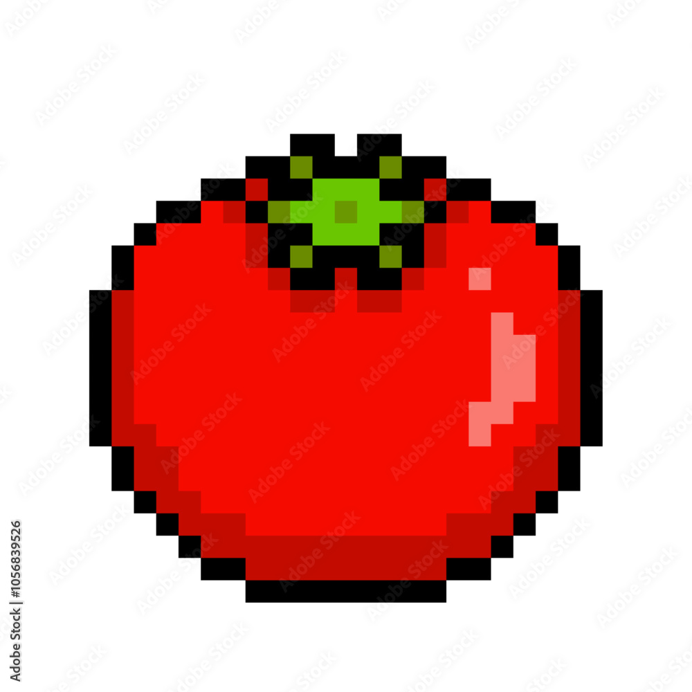 トマト ドット絵 8bit (.ai) トマト ドット絵 8bit (.ai)