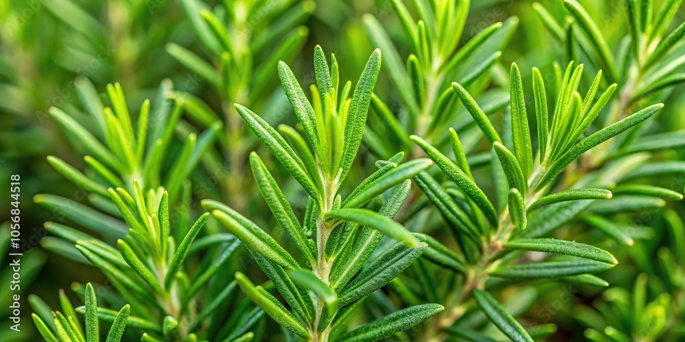Aerial view of Rosemary plant in the wild Aerial view of Rosemary plant in the wild