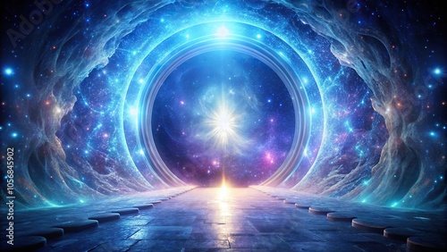 Close-up of a mystical portal to a different dimension