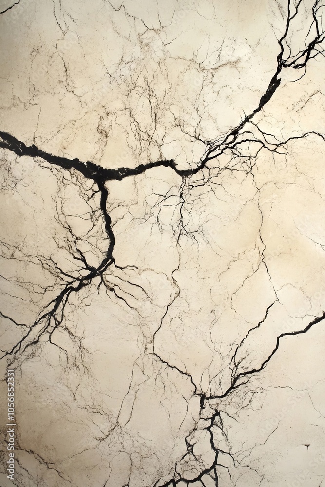 Fototapeta premium Cracked Earth: A Desert Landscape Photography