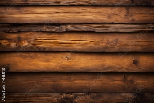 Rustic Brown Wooden Planks Background Texture 