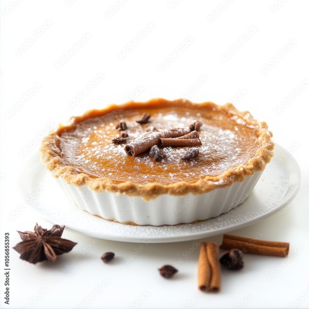 Homemade pumpkin pie