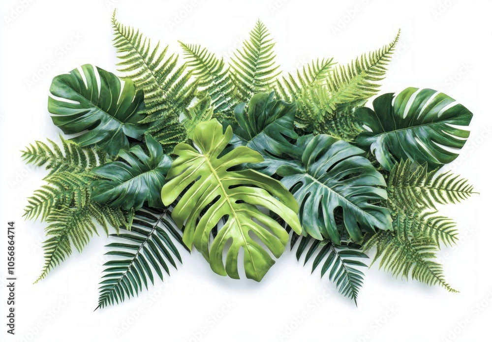 Exotic Tropical Leaf Arrangement Exotic Tropical Leaf Arrangement