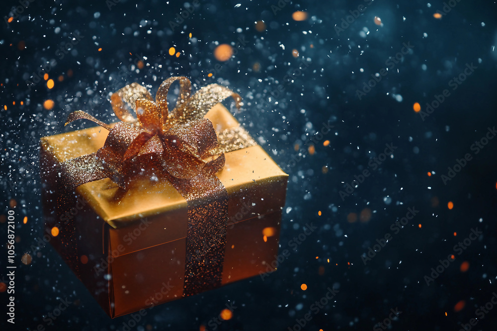 Generative AI Image of Christmas festive event occasion birthday Gifts Wrapped Ribbon for Festive Celebration Generative AI Image of Christmas festive event occasion birthday Gifts Wrapped Ribbon for Festive Celebration