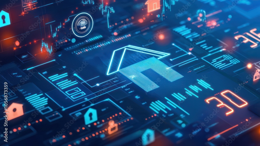 Modern Banking Concept - Approved Home Loan Application on Digital Display Modern Banking Concept - Approved Home Loan Application on Digital Display