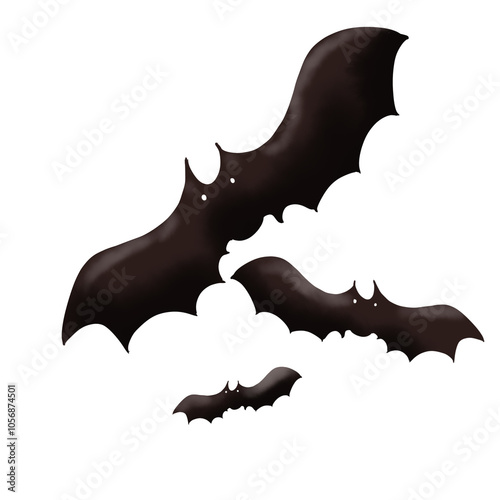 halloween bat and bats