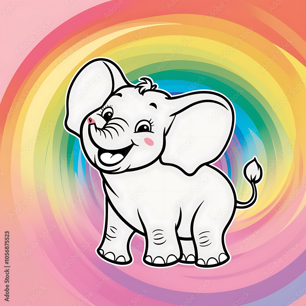 Elephant cartoon cartoon art
