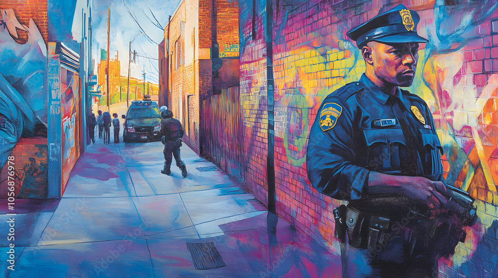 An art exhibition featuring works that reflect on the impact of crime in communities. An art exhibition featuring works that reflect on the impact of crime in communities.