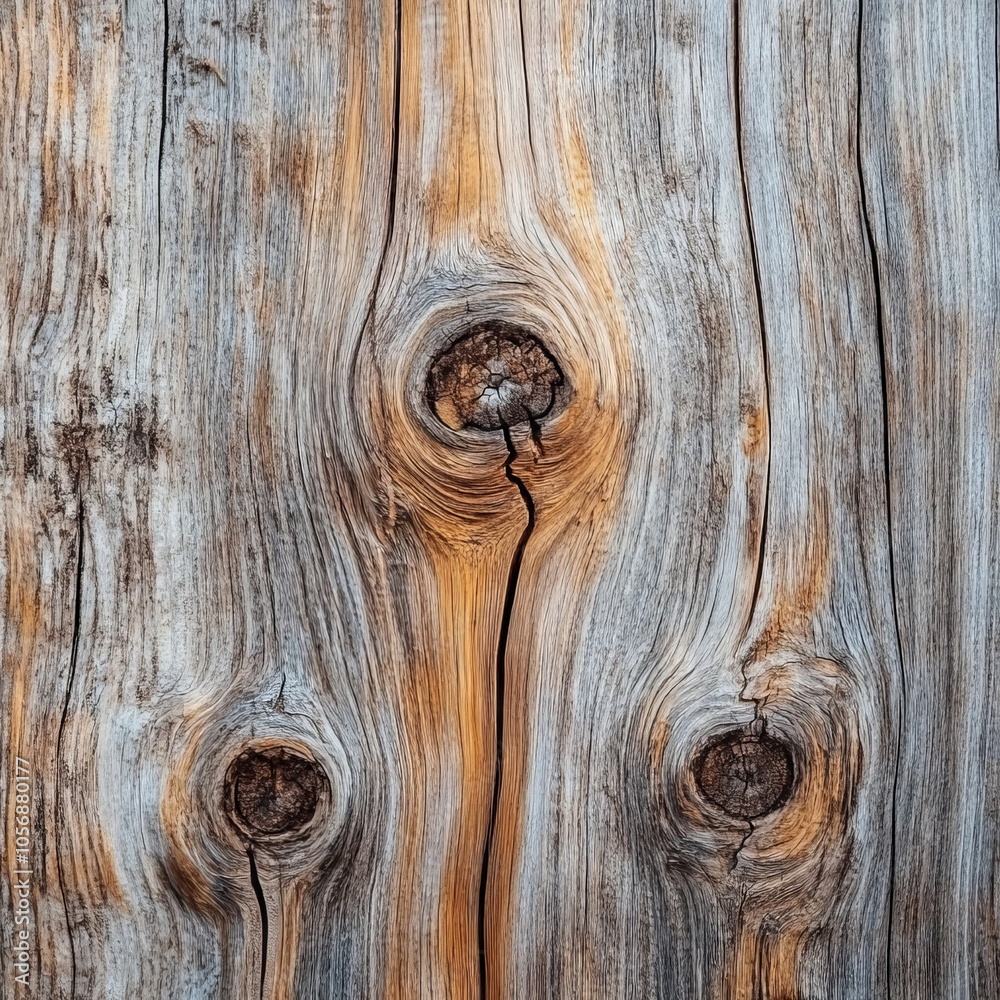 Closeup of Weathered Wood Texture with Knots Closeup of Weathered Wood Texture with Knots