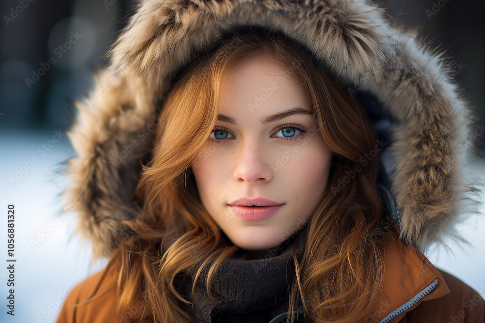 People spending winter time vacation holidays at nature street forest mountains, Generative AI People spending winter time vacation holidays at nature street forest mountains, Generative AI