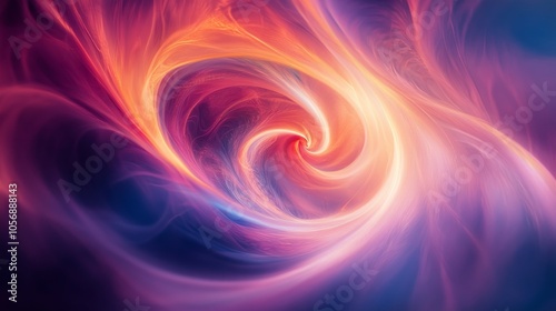 Abstract Swirling Pattern with Vibrant Colors