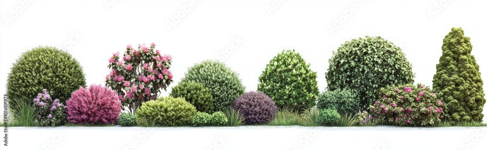 Fototapeta premium Stunning Garden Design with Colorful Plants